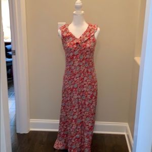 Ralph Lauren 100% silk maxi dress